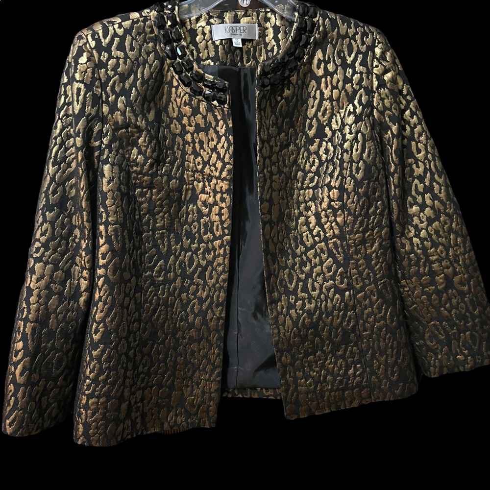 Kasper Blazer Gold & Black